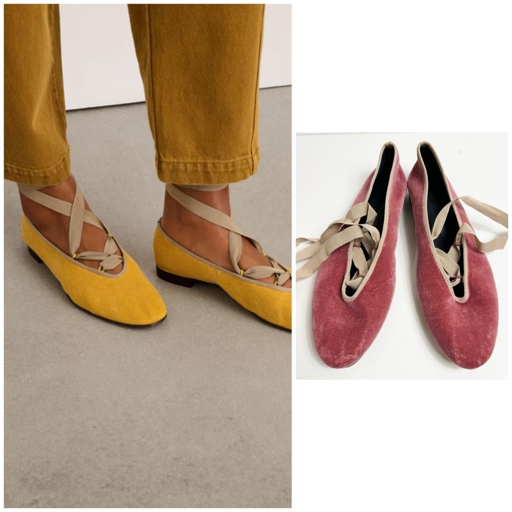 Alex Mill Pink Flats